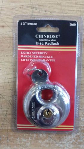 Chinrose Stainless Steel Disc Padlock