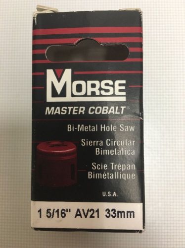 Morse - 1-5/16 Inch Saw Diameter, Bi Metal Toothed Edge Hole Saw