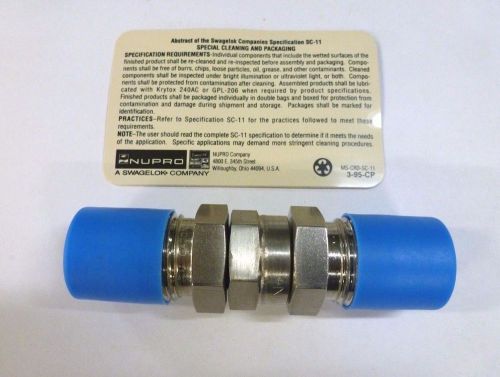 Swagelok Stainless Steel High Purity Male Check Valve 1/2 in. 6L-CW4VR8