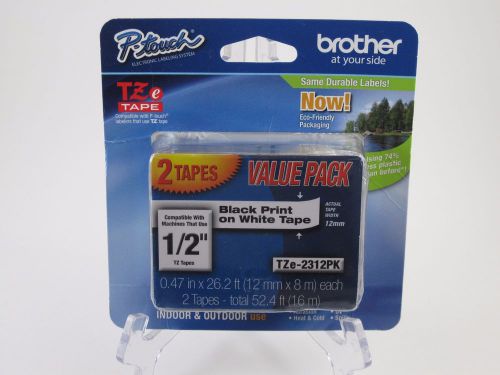 Brother Tze-2312PK P-Touch Labelers 2 Tapes Value Pack