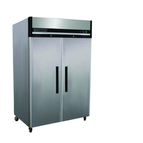 New maxx cold m# mxcr-49fd x-series 2 door upright refrigerator 49 cu ft. 3/4 hp for sale