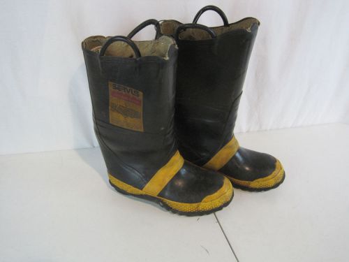 Servus Firebreaker Boots Size 9W Wide Bunker Turnout Gear (HK0203)