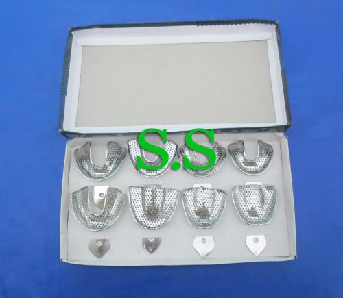 10 dental impression trays perforatted endo 40 set new for sale
