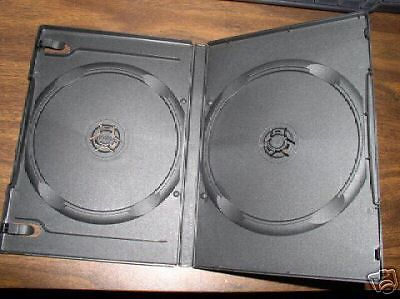 1000 Double DVD Cases with Booklet Clips - PSD31