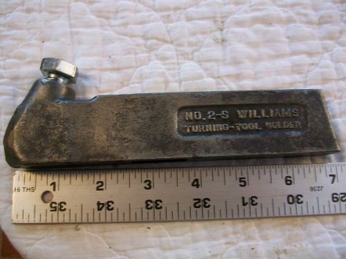 7&#034; long 3/8&#034; bor williams turning tool holder no. 2-s 1 3/8&#034; x 5/8&#034; metal lathe for sale