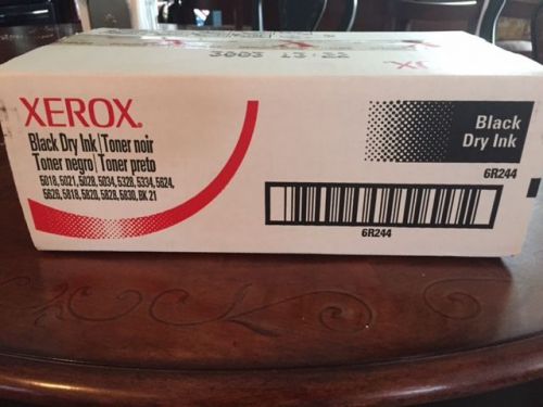 SEALED Genuine Xerox 6R244 Black Dry Ink Toner NEW 5018 5021 5028 5034 5321 5328