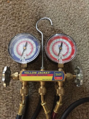 Yellow Jacket Heat Pump Manifold Refrigerant Gauges