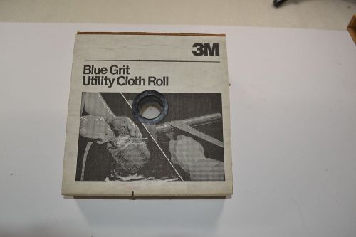 New 3M 500x BLUE GRIT Utility Cloth Shop Roll 1&#034;x50 Yd 051144-05100 (WR.13b.A.7)
