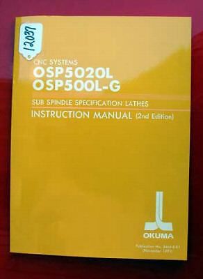 Okuma CNC Systerms Instruction Manual (Inv.12037)