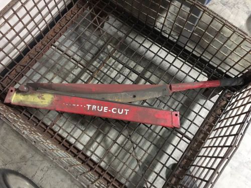True cut guillotine manual metal shear for sale