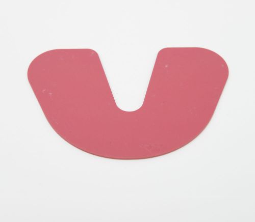 Dental Lab Shellac Base Plates Lower Single Thickness Pink Bite Registration 100