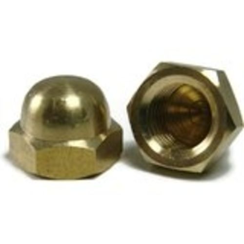 Brass Acorn Nuts/Cap Nuts 5/16-18 Pkg of 12