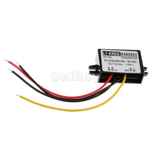 DC 24V 36V to 5V 10W Buck Module Converter Step Down Regulator for Car LED