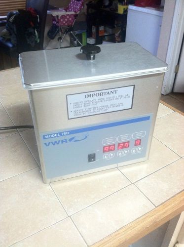 VWR International  75D Ultrasonic Cleaner Digital Display Heater w/lid