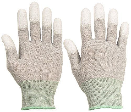 Thxtoms esd anti-static gloves, high performance conductive carbon fiber, large, for sale