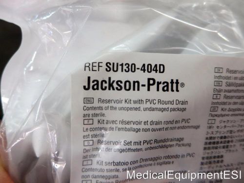 Lot of 2 Jackson Pratt SU130-404D Reservoir Kit With PVC Round Drain