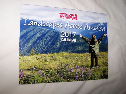 2017 Toys For Tots: Landscapes Across America Wall Calendar; Free Shipping