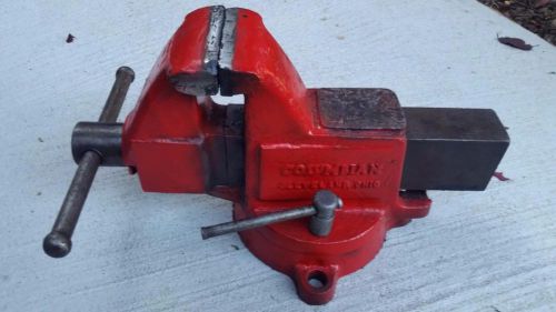 Columbian   swivel base bench vise 3 1/2&#034; usa machinist mechanic fab shop tool for sale