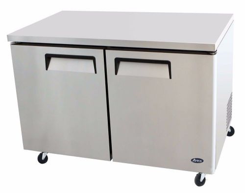 New-48&#034; Under Counter 2 door refrigerator-Atosa- MGF 8402
