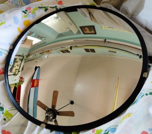 Security mirror 12&#034; safety convex reflects wide see-all circular plx12 for sale