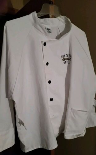 Chef&#039;s Coat / Jacket White 2XL Button Down Long Sleeve