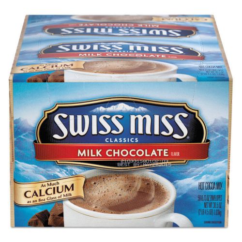 &#034;Swiss Miss Hot Cocoa Mix, Regular, 50 Packets/Box, BX - SWM47491&#034;