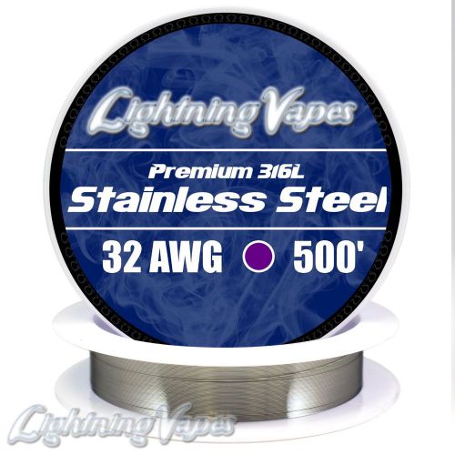 32 AWG Stainless Steel Wire 316L 0.20mm - 500&#039;