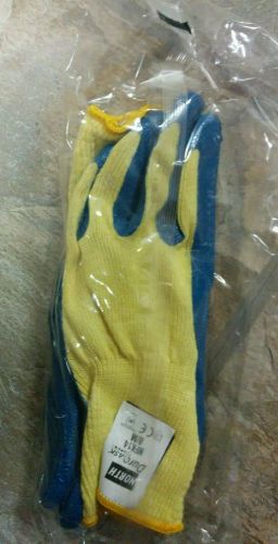 Northflex nfk 14 duro task plus glove - yellow and blue - 12 gloves size medium for sale