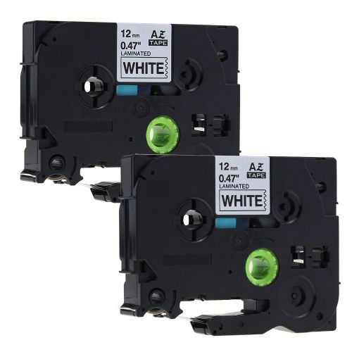Compatible Brother TZ-231 P-Touch Standard Black on White Label Tape Laminated