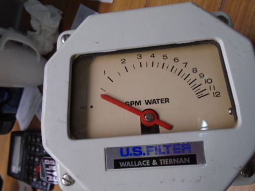 US FILTER, 5520M02212XUXU, GPM Water, 12 GPM,  55-200 ARMORED Flowmeter