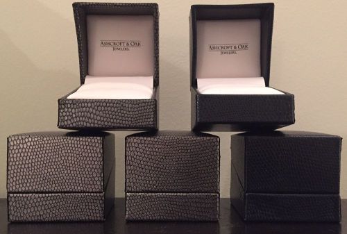 Ashcroft &amp; Oak Ring / Jewelry Boxes Lot of 5