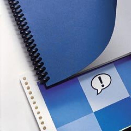 Binding Machine Grain™ Textured Covers, Slate Gray, 25 Sets/Pack (GBC2001016)