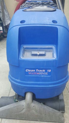 Clarke clean track 18 wash &amp; rinse commercial carpet extractor with wand/hose. for sale