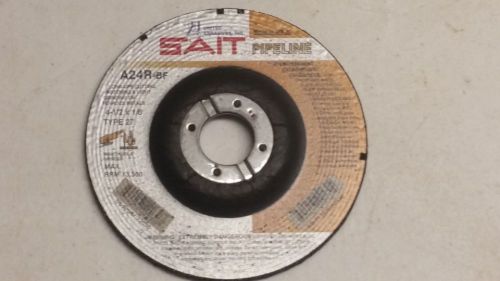 25-Sait Type 27 Cutting/Grinding Wheels- 4 1/2&#034; x 1/8 x 7/8-Pipeline-A24R-BF