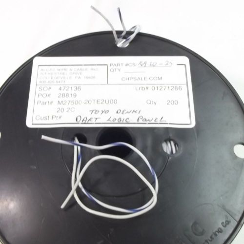 (CS-169-20-25) M27500-20TE2U00 Wire 10 ft Lengths 2 Conductor