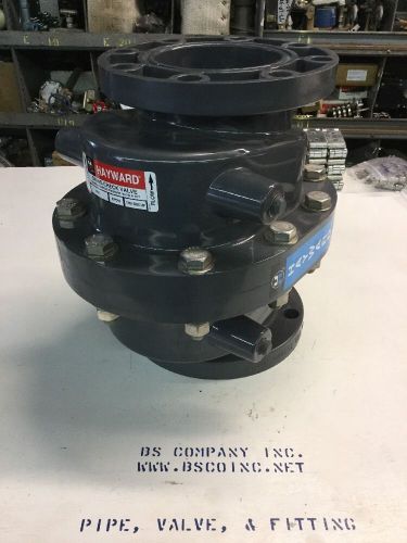 6&#034; 150 cl pvc flanged check valve epdm mfg: hayward, *new* for sale