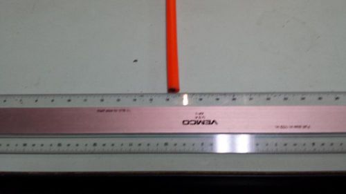 3/8&#034; DIA. X 24&#034; LONG URETHANE / POLYURETHANE 80 A ORANGE ROD P/N 11673