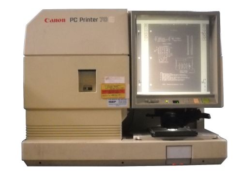 Canon PC-P70 Microfiche Reader with Laser Printer