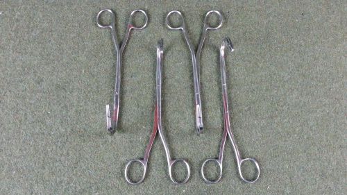 Vantage Kidney Stone Randall Stome Forcep Full Curve Lot Of 4