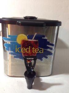 Wilbur Curtis Iced Tea Dispenser 3.0 Gallon Tea Dispenser, Oval 9.25&#034;H -