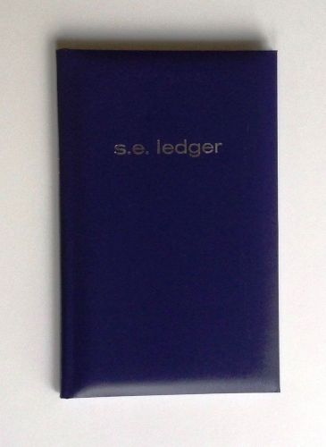 Mead Single Entry Ledger Book 9-9/16&#034; x 6-1/8&#034; 160 Pages Hardbound blue 64516