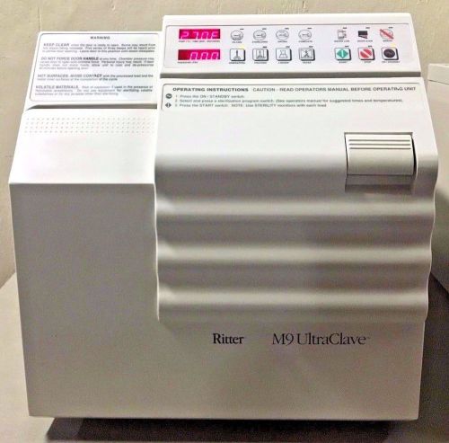 Ritter® by MIDMARK M9 UltraClave® Bench Top Sterilizer w/ Warranty (#3)