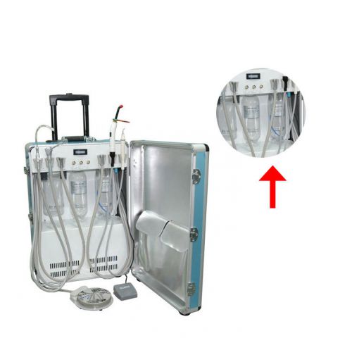 Dental Turbine Unit + Air Compressor Ultrasonic Scaler Curing light 4Hs Dentist