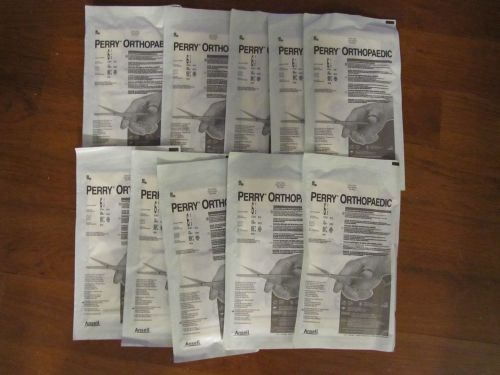 PERRY ORTHOPAEDIC SURGICAL GLOVES SIZE 6.5 10 PAIRS NEW EXPIRATION 02/2018