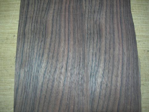 East Indian Rosewood Wood Veneer. 5 x 11.5, 6 Sheets.