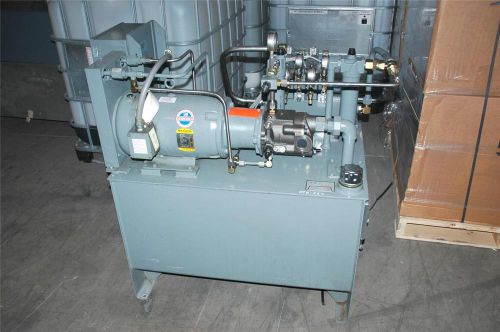 Hsi hydraulic fluid pump system 7.5 7 1/2 hp 60 gallon 17.9 gpm 500 psi for sale