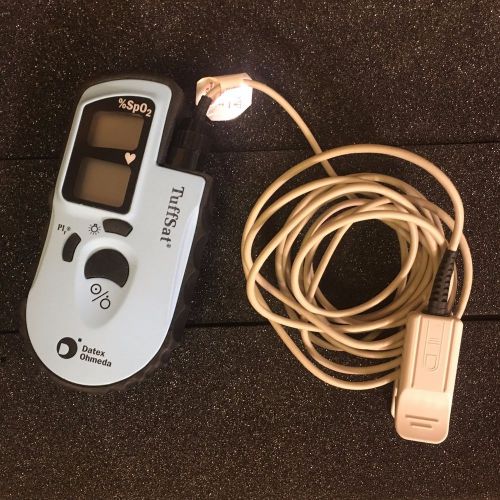 Datex ohmeda tuffsat spo2 hand held monitor with finger probe for sale