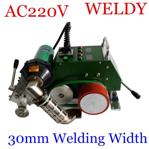 Ac220v high speed weldy flex banner hot air welder with 30mm welding width for sale
