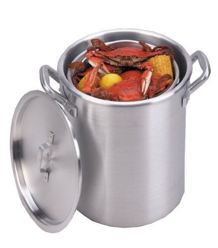 King kooker kk32 32-quart aluminum boiling pot with punched basket for sale