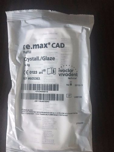 Ivoclar vivadent e.max CAD Crystall./Glaze paste